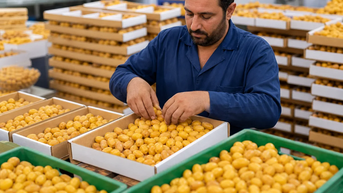 خرما زاهدی عمده با ظاهر یکدست و بسته‌بندی بازارپسند