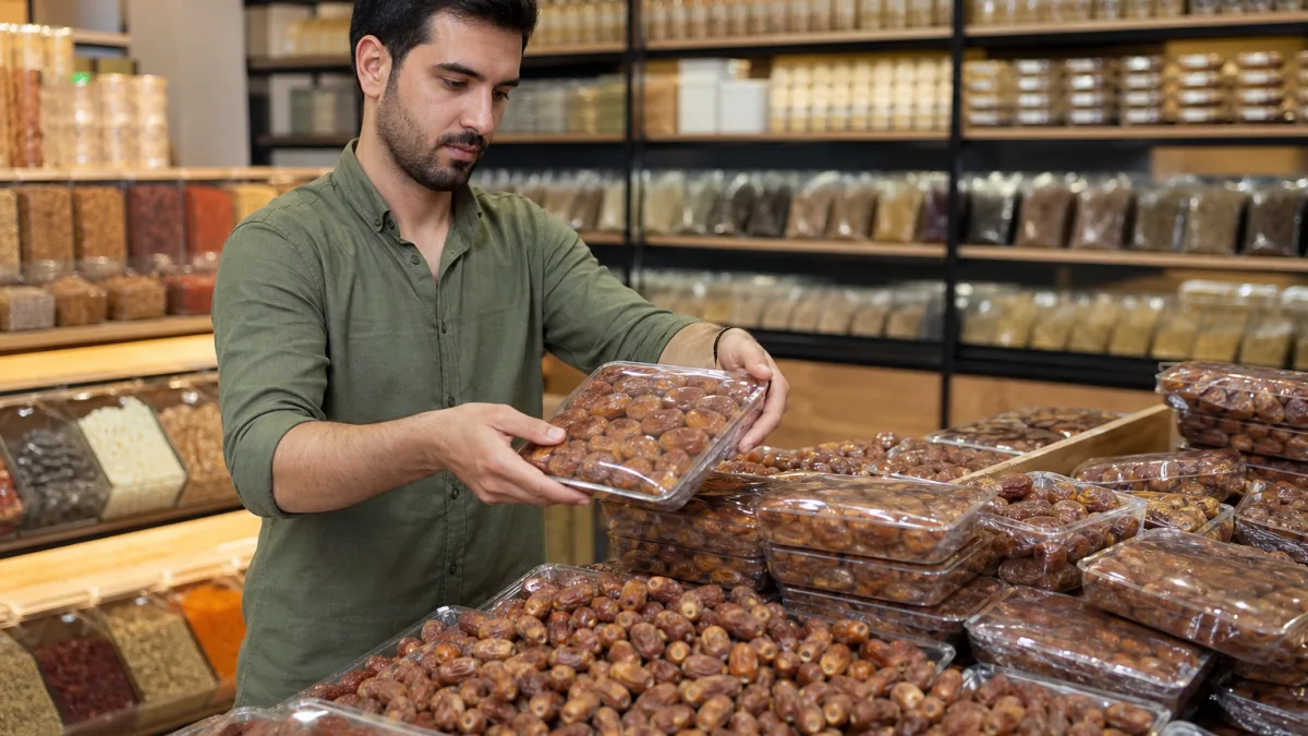 قیمت خرما زاهدی با ظاهر یکدست و بسته‌بندی صادراتی
