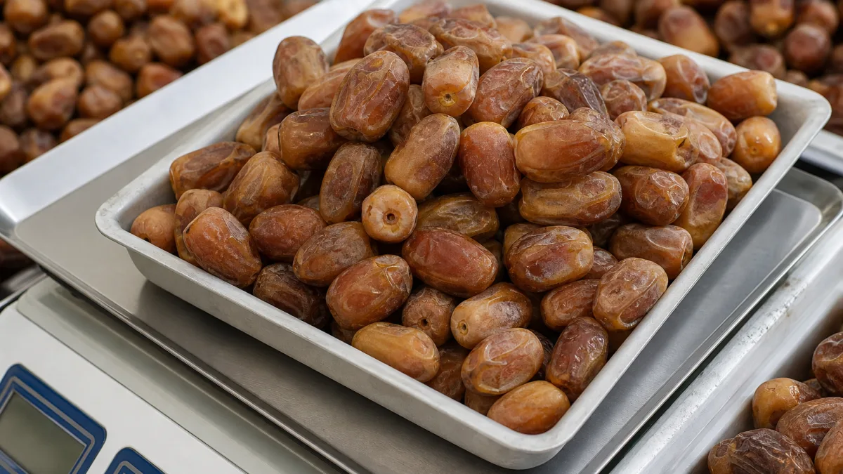 خرما زاهدی باسکول مناسب بسته‌بندی و فروش عمده