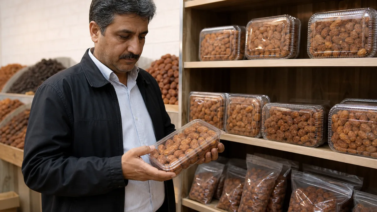 قیمت خرما زاهدی خشک بر پایه نوع فرآوری و بستهبندی