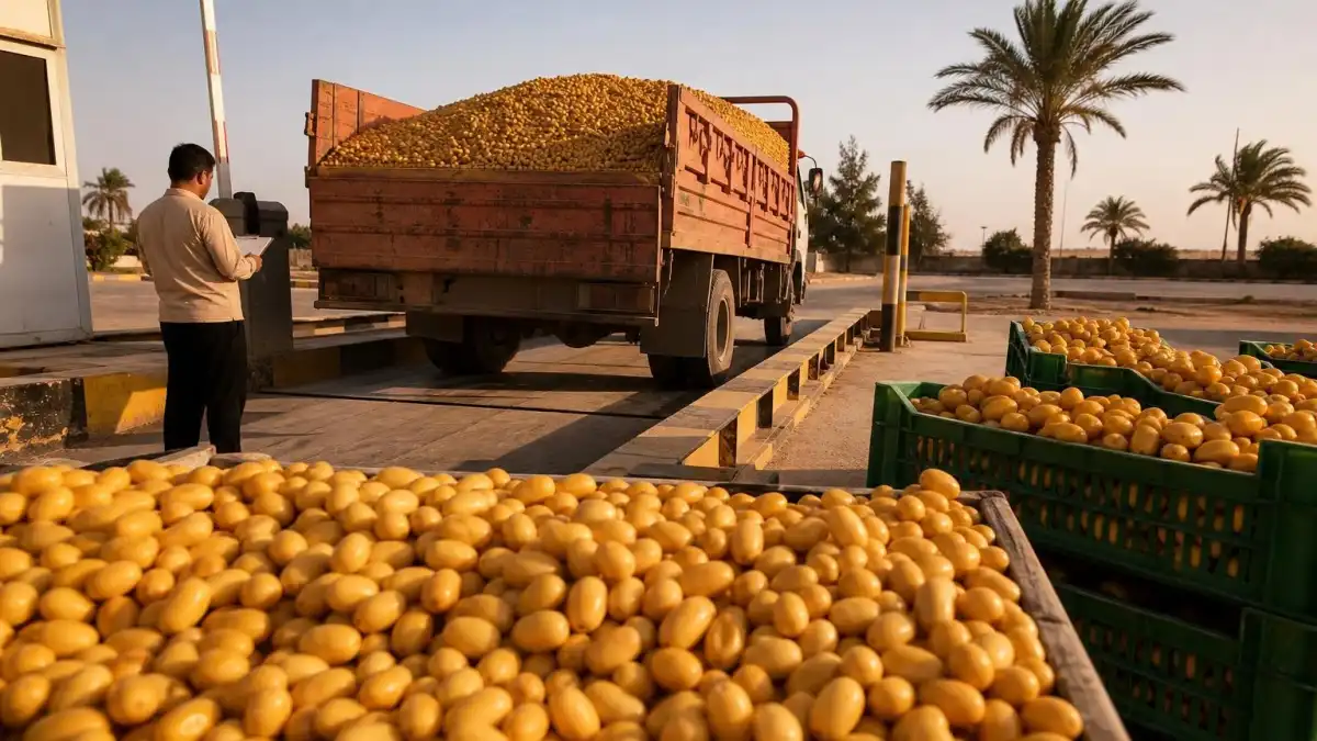 ساختار خشک و خرما زاهدی باسکول